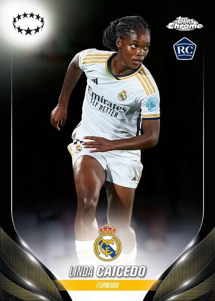 2023-24 Topps Chrome® UEFA Women's Champions League - Hobby Box (Livebreak)