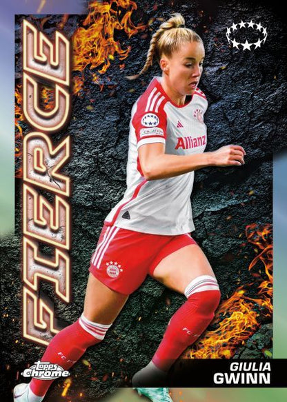 2023-24 Topps Chrome® UEFA Women's Champions League - Hobby Box (Livebreak)