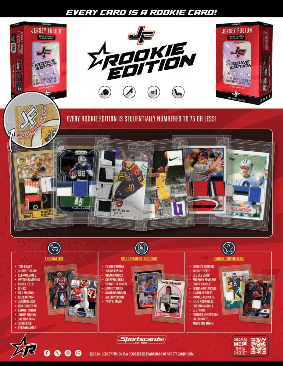 Jersey Fusion - Rookie Edition - Box